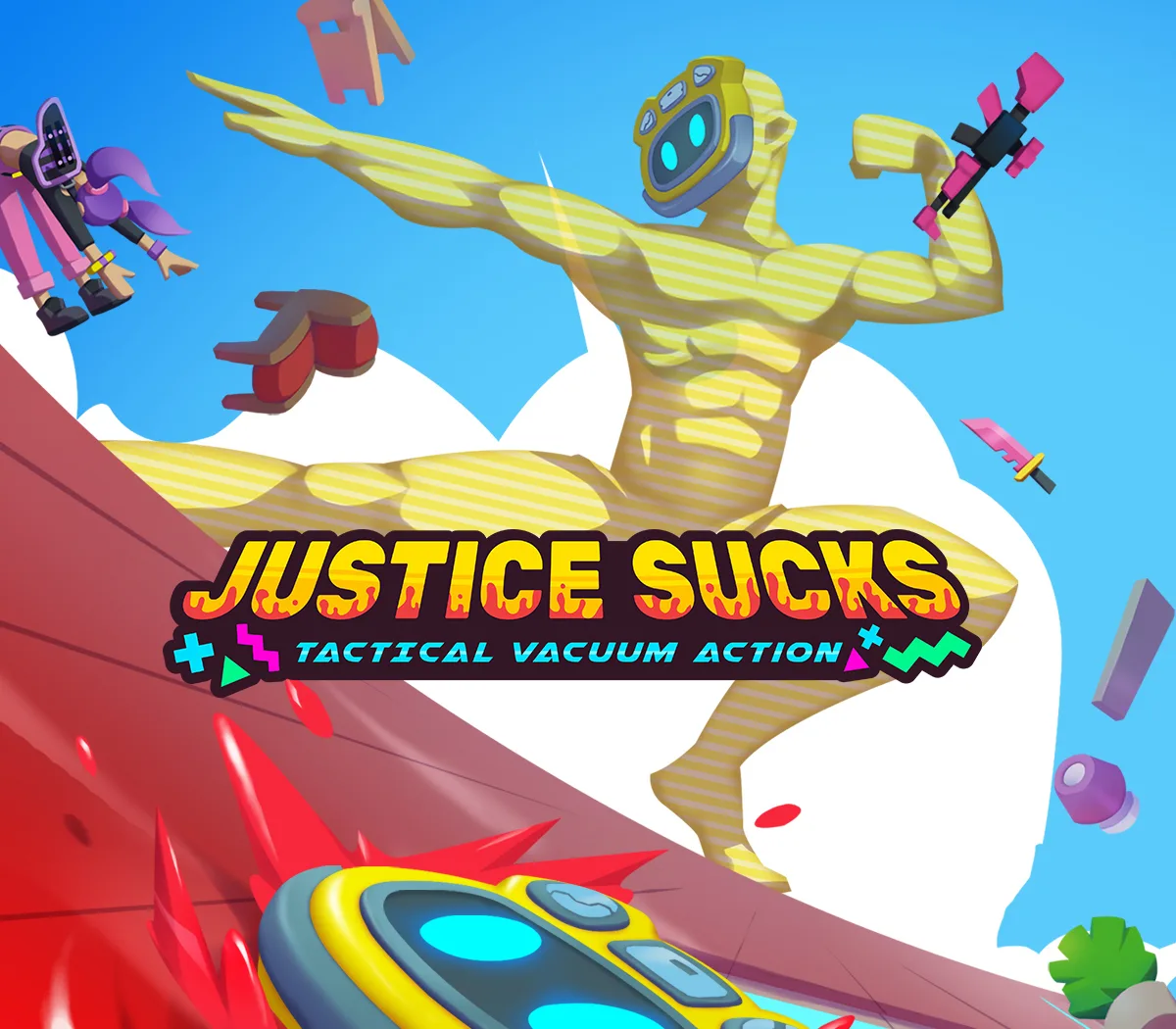 JUSTICE SUCKS: Tactical Vacuum Action - Steam Key (Aktivierungscode) [EU]