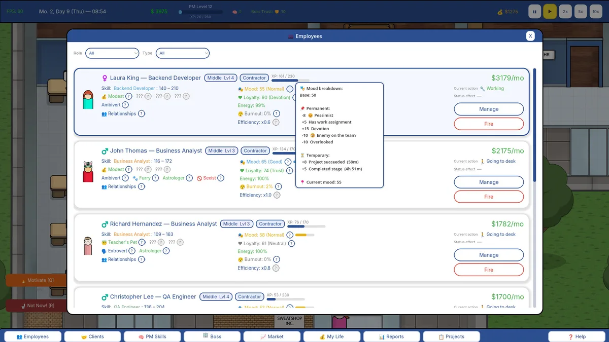 Project manager SIM - Steam Key (Aktivierungscode) — Bild 2