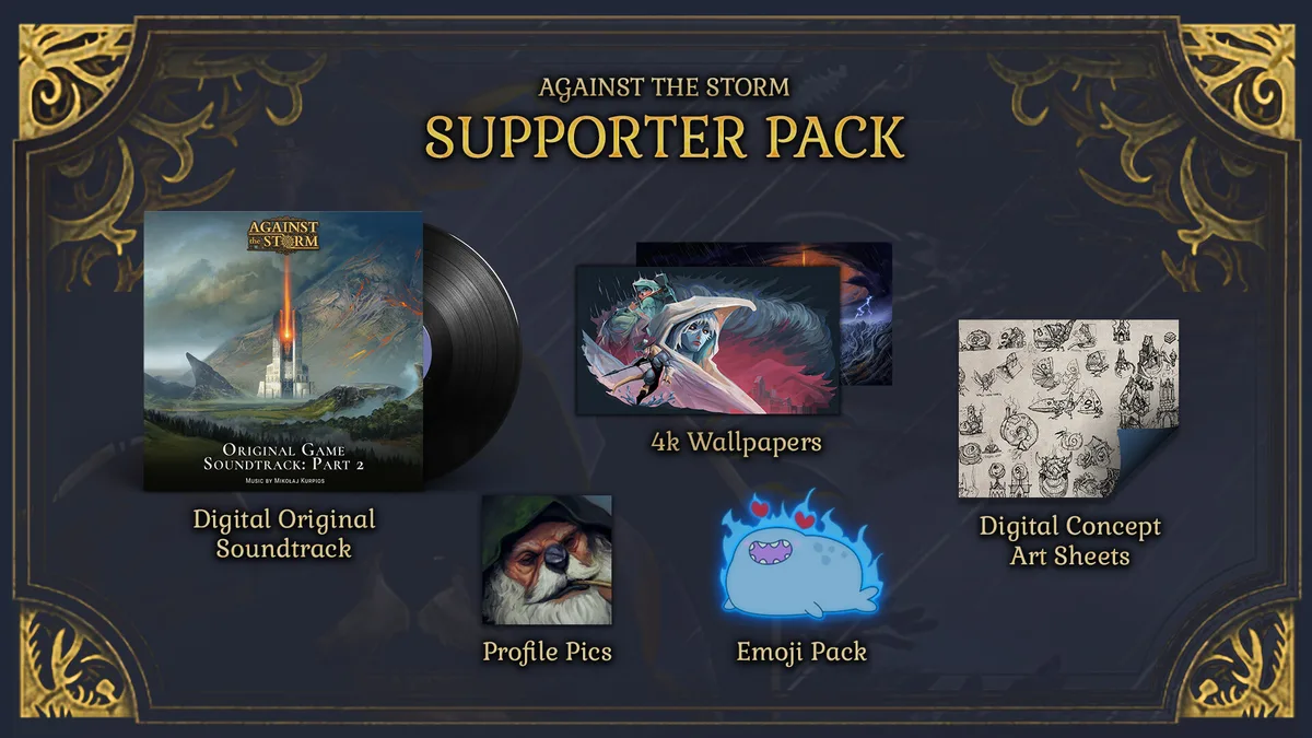 Against the Storm - Supporter Pack - Steam DLC (Aktivierungscode) — Bild 2